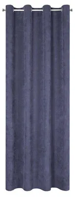Zdjęcie produktu dla Eurofirany 367834, Przezroczysty, Granatowy (marynarski), Monochromatyczny, Poliester, Oczko, 195 g/m²