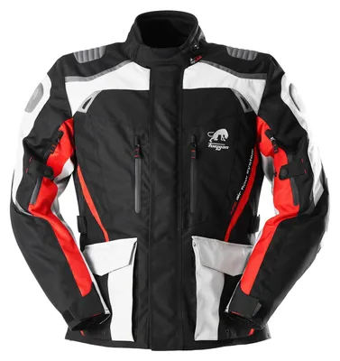 Produktbild von Furygan Apalaches Motorrad Textiljacke, schwarz/weiß/rot, L