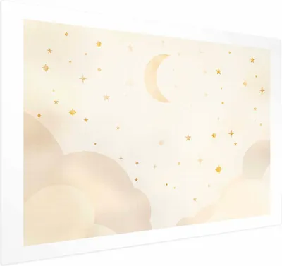 Produktbild von Posterpapier Poster - Starry Night 30x21 cm Für Kinder e-A-10134-ao-a