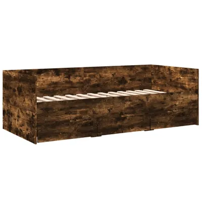 Produktbild von Tagesbett mit Schubladen ohne Matratze Räuchereiche 100x200 cm