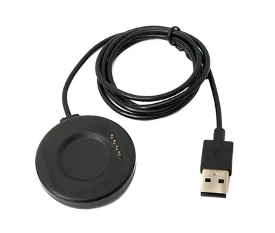 Produktbild von SYSTEM-S USB 2.0 Kabel 100 cm Ladestation für Oppo Watch 3 2 1 pro SE Smartwatch Schwarz