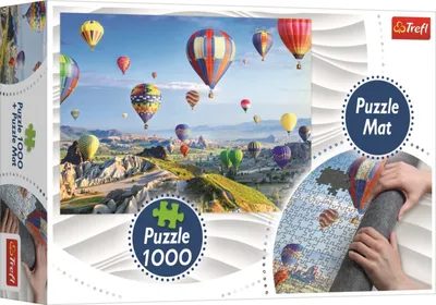 Image de TREFL Puzzle Ballons au-dessus de la Cappadoce 1000 pièces + tapis puzzle