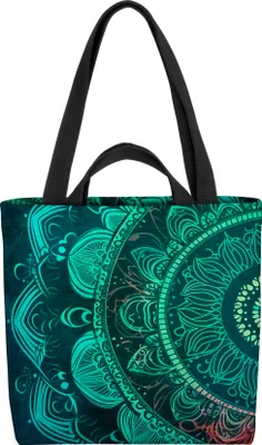 Produktbild von VOID Mandala Mysthisch Tattoo Yoga Tasche 33x33x14cm,15l Einkaufs-Beutel Shopper Einkaufs-Tasche Bag