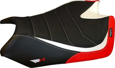 Image de Housse de siège Barrie Special Color Ultragrip 3WHR avec logo pour APRILIA rsv4