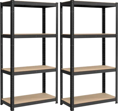 Produktbild von SONGMICS Schwerlastregal, 2er Set, Kellerregal, Lagerregal, 40 x 80 x 160 cm
