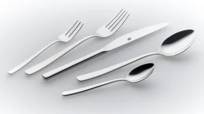 Produktbild von Besteckset 30-teilig, GSW, Edelstahl 18/10 Massiv, Spülmaschinenfest, Geschenkbox, für 6 Personen