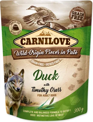Produktbild von Carnilove Dog Ente & Lieschgras Nassfutter, 300 g