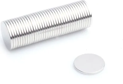 Image de Aimants néodyme 12 x 1 mm 10 pièces mm N38, extrêmement puissants, tableaux magnétiques, réfrigérateurs, tableaux blancs, bricolage