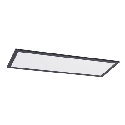 Produktbild von Lindby LED-Panel Nelios, 80 x 30 cm, 4.000K, schwarz, Metall