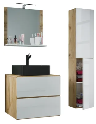 Produktbild von 4-tlg Waschtisch Badmöbel Lendas 60 cm L