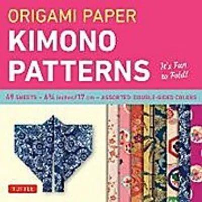 Image de Papier Origami - Kimono Patterns - Small 6 3/4" - 48 Feuilles
