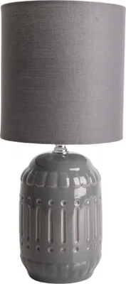 Produktbild von Näve Leuchten Keramik Tischleuchte "Erida" Tischleuchte ERIDA mit E14 Tischleuchten - Keramik Tischleuchte "ERIDA", Tischlampe im Stil Junges Wohnen, aus Keramik in gelb, 30 cm hoch, Ø 13,5 cm, E14-Fassung – Schnurschalter