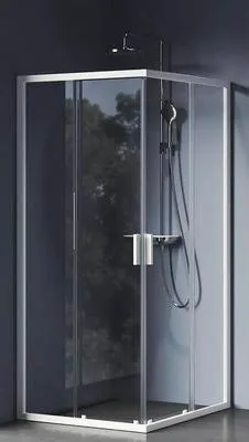 Zdjęcie produktu dla Kabina prysznicowa z wejściem narożnym RAVAK Blix II 90 x 90 cm kolor ramy biały dekor szkło przezroczyste 1LM70E00Z1