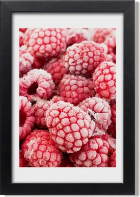 Produktbild von Bild 20x30 MDF-Rahmen, Wandkunst Himbeeren