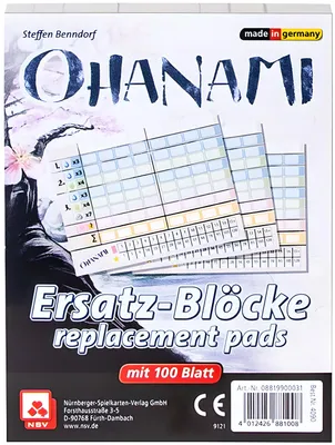Produktbild von Nürnberger Spielkarten - Ohanami Ersatzblöcke, 2er