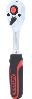 Immagine prodotto di KS TOOLS 1/4" CHROMEplus cricchetto reversibile 72 denti impugnatura in plastica - 915.1490