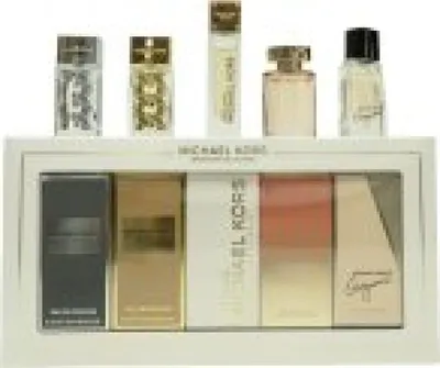 Produktbild von Michael Kors Fragrance Gift Set 5ml Gorgeous! EDP + 4ml Wonderlust EDP + 5ml Sexy Amber EDP + 5ml Pour Femme EDP + 5ml Pour Homme EDP