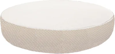 Produktbild von Casa Padrino Luxus Gartenliege - Poolliege Weiß / Beige Ø 180 cm