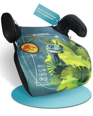 Produktbild von HiTS4Kids Kindersitzerhöhung Jurassic World – Praktisch – e Sicherheit – Niedliches Lieblingsmotiv für Jungs – Sitzerhöhung Auto Kinder