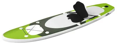 Produktbild von vidaXL SUP-Board-Set Aufblasbar Grün 300x76x10 cm