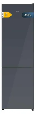 Image de Cecotec Réfrigérateur Combiné Bolero CoolMarket Combi 356i Grey Glass E. 200 cm de hauteur, 59,5 cm de largeur, Classe E