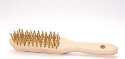 Produktbild von Drahtbürste aus Holz, 5 Reihen , 26 cm, Buchenholz