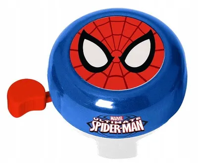 Produktbild von Marvel Spider-Man dzwonek rowerowy 60 mm niebieski/czerwony
