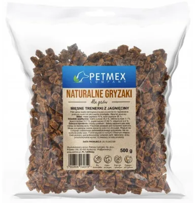 Produktbild von PETMEX Fleischige Hundetrainingssnacks mit Lamm 500 g