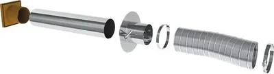 Produktbild von Jeremias Zuluftsystem 150mm braun Typ ZUTE925