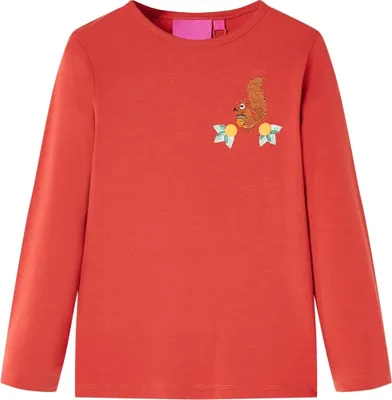 Produktbild von Möbel Kinder-Langarmshirt Dunkelrot 92 - Langarmshirts &10935