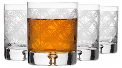 Image de Krosno – Verres à whisky, bourbon et scotch, 250 ml – Coffret de 4 – Collection Saga – K