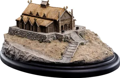 Produktbild von Herr der Ringe Statue The Golden Hall of Edoras 9 cm