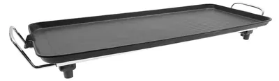 Immagine prodotto di Griglia elettrica, design compatto, temperatura regolabile, nera