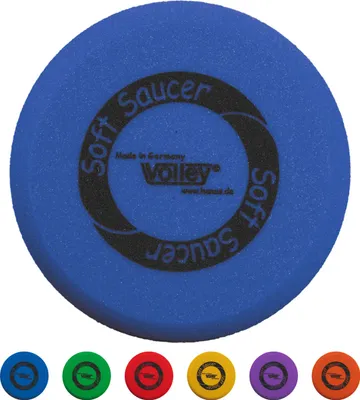 Produktbild von VOLLEY Schaumstoff Frisbee Wurfscheibe ELE'Soft Saucer unbeschichtet, 25 cm