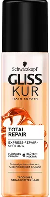 Obrázek produktu pro Schwarzkopf Gliss Kur 1843007, Vlasový sprej, Ženy, Všechny vlasy, 200 ml, Oprava, Lesklý