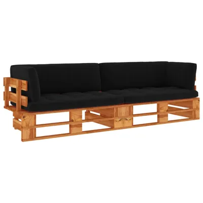 Produktbild von Möbel 2-Sitzer-Palettensofa Honigbraun Imprägniertes Kiefernholz - Gartenmöbelset 3066668
