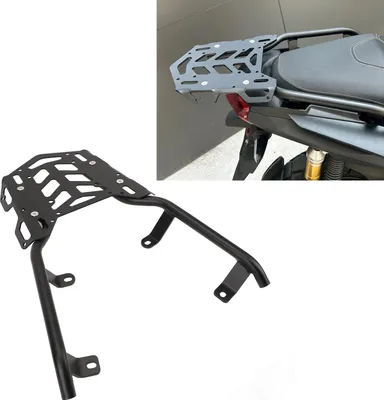 Productafbeelding van Motorfiets bagagedrager voor achter, gemaakt van aluminiumlegering, zitbanksteun, verlengde adapter voor Adv160 modellen van 2021 tot en met 2024