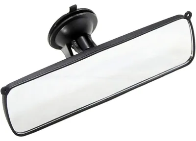 Produktbild von Innenspiegel mit Saugnapf, Weitwinkel, verstellbar, 250 x 71 mm