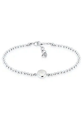 Produktbild von Elli Armband Damen mit Mondstein und Kugeln 925 Sterling Silber