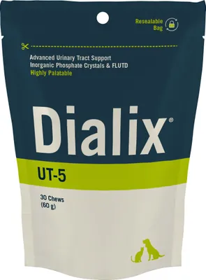 Obrázok produktu pre DIALIX® UT-5 - doplnok na podporu zdravia močových ciest a močového mechúra, 30 žuvačiek