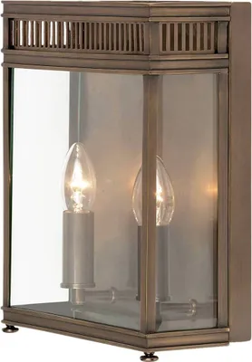 Produktbild von Elstead Holborn Außen-Wandleuchte E14 2-fach Dunkle Bronze IP44