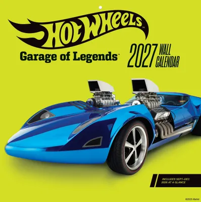 Produktbild von Hot Wheels Garage of Legends 2027 Wall Calendar