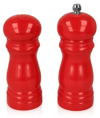 Immagine prodotto di Set di macina spezie e saliera, dipinto di rosso