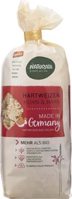 Produktbild von Naturata Kindernudeln Huhn & Hahn, demeter 250g