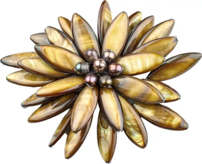 Produktbild von Brosche Fiore in Blumenform von collezione alessandro