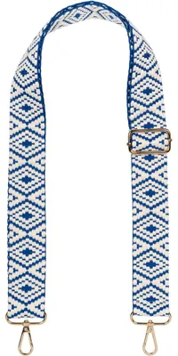 Produktbild von styleBREAKER Taschen Schulterriemen mit Azteken Muster, Wechsel Taschengurt mit Karabinerhaken, verstellbar, Unisex 02013015