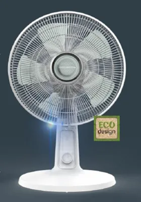 Produktbild von Rowenta Turbo Silence Extreme+ VU2740F0, Haushalts-Lamellenlüfter, Weiß, Tisch, 58 dB, 35 cm, 43 m³/h
