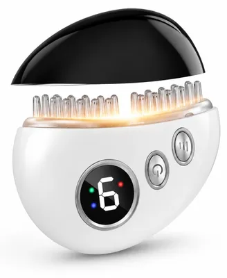 Produktbild von Kiefer Massagegerät elektrisch, Wärme Massagegerät für Gesicht und Nacken, Vibrationsmassage mit 9 Intensitätsstufen, tragbar und wiederaufladbar