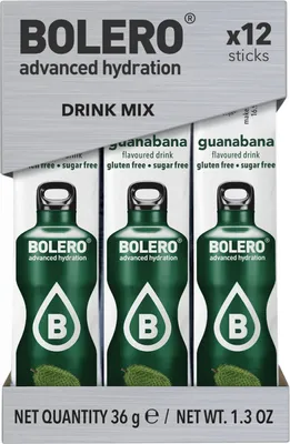 Produktbild von Bolero Sticks (12x3g) Guanabana - Intra- & Post-Workout - Intra-Workout
