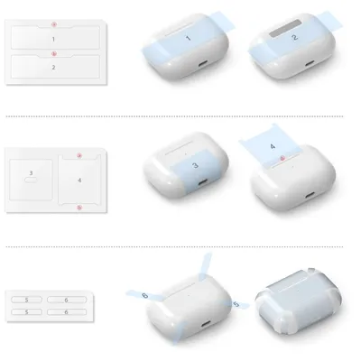 Produktbild von Schutzhlle Ringke Layered Case fr AirPods Pro transparent matt